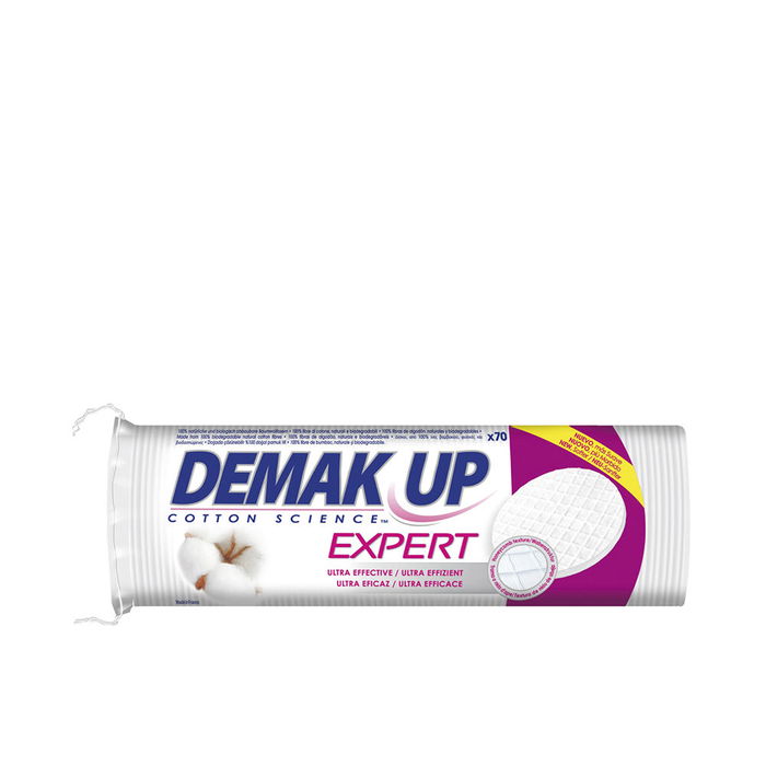 Demak'Up EXPERT Discos Desmaquilladores Limpieza Facial 70 u