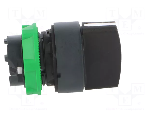 SCHNEIDER ELECTRIC Interruptor rotativo Harmony XB5 de 3 posiciones, negro