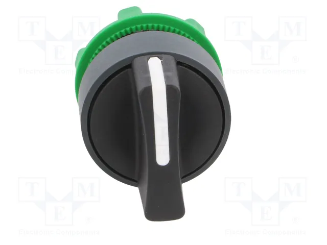 SCHNEIDER ELECTRIC Interruptor rotativo Harmony XB5 de 3 posiciones, negro