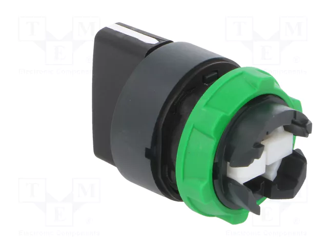 SCHNEIDER ELECTRIC Interruptor rotativo Harmony XB5 de 3 posiciones, negro