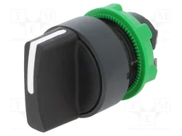 SCHNEIDER ELECTRIC Interruptor rotativo Harmony XB5 de 3 posiciones, negro