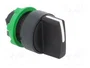 SCHNEIDER ELECTRIC Interruptor rotativo Harmony XB5 de 3 posiciones, negro
