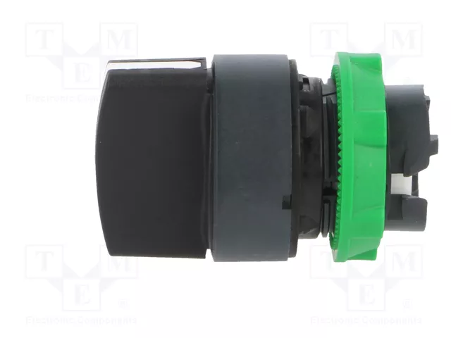 SCHNEIDER ELECTRIC Interruptor rotativo Harmony XB5 de 3 posiciones, negro