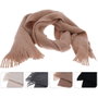 Basics Bufanda de punto 100% poliéster colores surtidos 180 cm