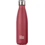 IRISANA Botella Termo Acero Inoxidable con Funda de Neopreno Rojo