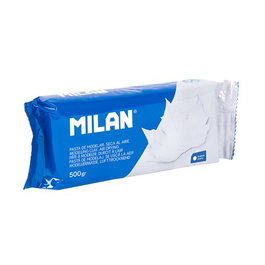 Milan Pasta para modelar seca al aire, 500 g, blanca