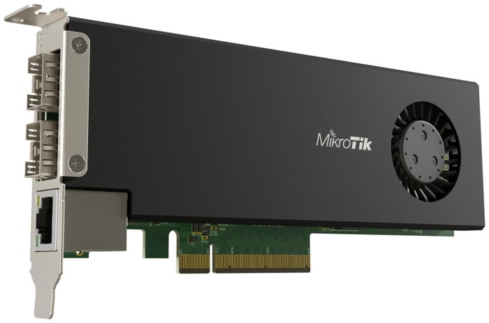 MikroTik CCR2004-1G-2XS-PCIe Tarjeta de red PCIe con Ethernet y Fibra SFP28