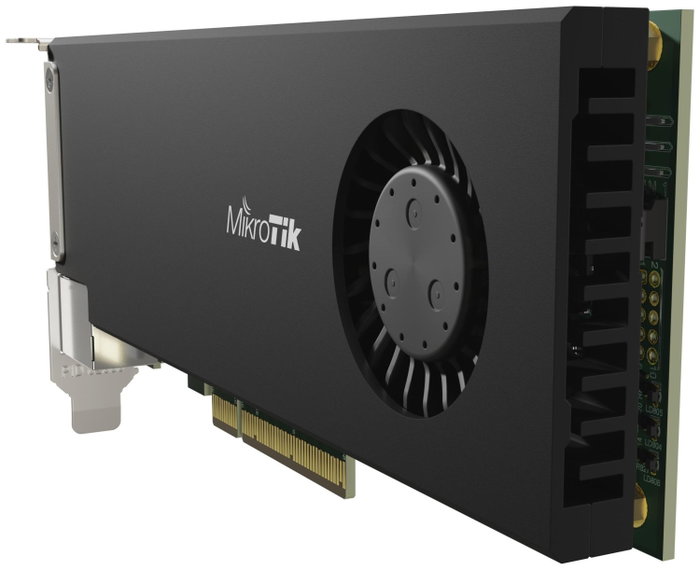 MikroTik CCR2004-1G-2XS-PCIe Tarjeta de red PCIe con Ethernet y Fibra SFP28