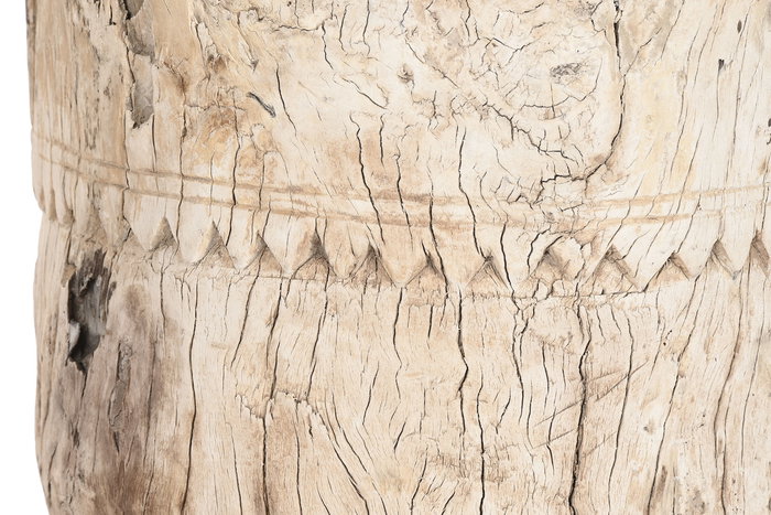 DKD Home Decor Macetero de Madera de Teca Estilo Antiguo Natural, 28 x 28 x 34.5 cm DKD Home Decor Macetero de Madera de Teca Estilo Antiguo Natural, 28 x 28 x 34.5 cm