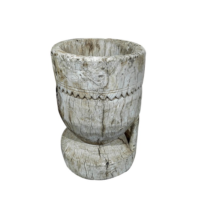 DKD Home Decor Macetero de Madera de Teca Estilo Antiguo Natural, 28 x 28 x 34.5 cm DKD Home Decor Macetero de Madera de Teca Estilo Antiguo Natural, 28 x 28 x 34.5 cm
