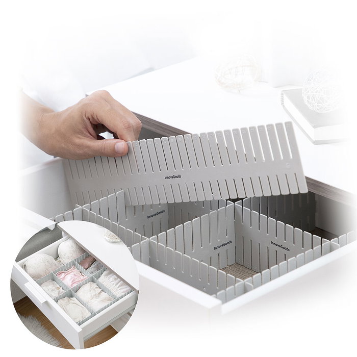 Inde Organizador De Cajones Ajustable Condor (16 Unidades) Inde Organizador De Cajones Ajustable Condor (16 Unidades)