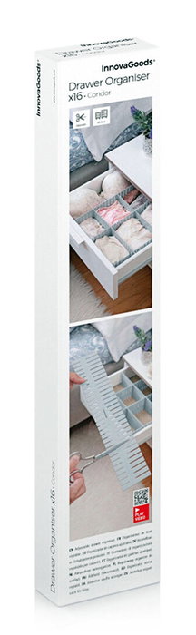 Inde Organizador De Cajones Ajustable Condor (16 Unidades) Inde Organizador De Cajones Ajustable Condor (16 Unidades)