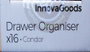 Inde Organizador De Cajones Ajustable Condor (16 Unidades)