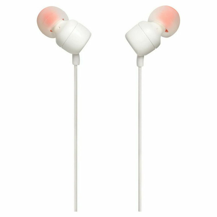 JBL Tune 110 Auriculares Intrauditivos con Micrófono Blanco