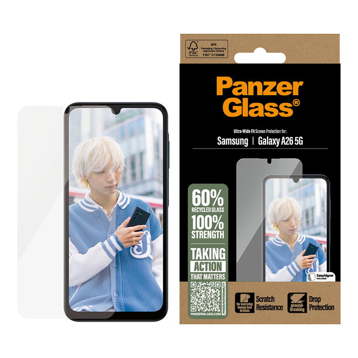 PanzerGlass Protector de Pantalla Samsung Galaxy A26 5G Ultra-Wide Fit PanzerGlass Protector de Pantalla Samsung Galaxy A26 5G Ultra-Wide Fit