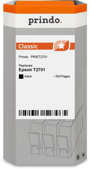 Prindo PRIET2701 Classic Cartucho de tinta negro Prindo PRIET2701 Classic Cartucho de tinta negro