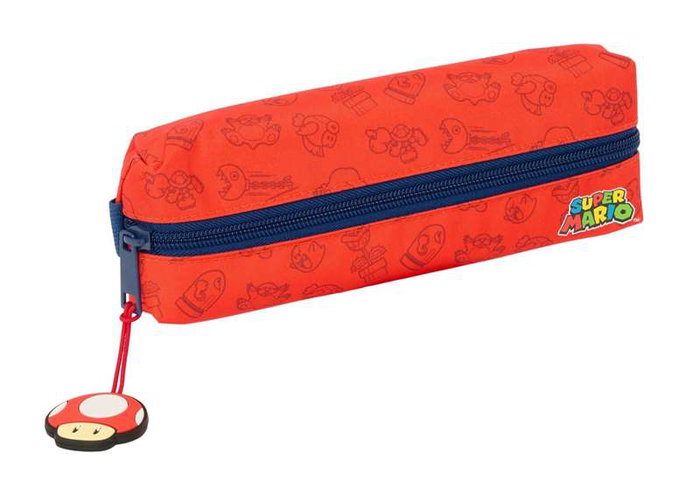Safta Portatodo Rectangular Super Mario Trick 22x4x7cm