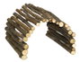 Kerbl Puente de Madera de Sauce 30x50cm Natural Flexible