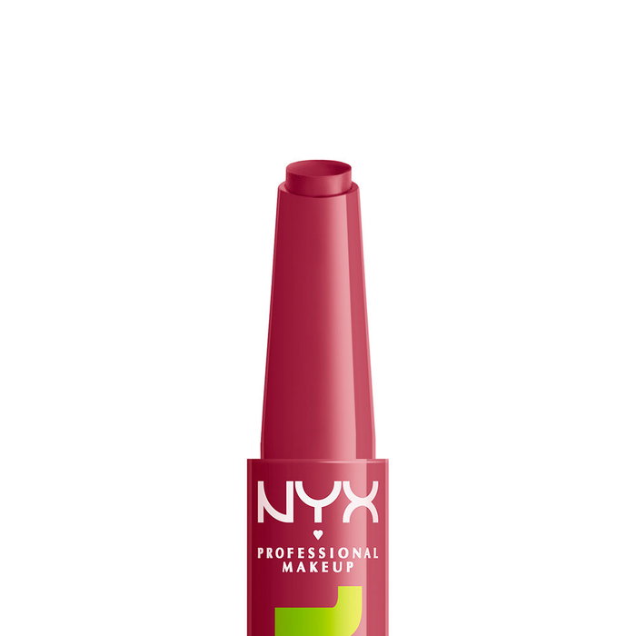 Nyx Professional Make Up SLICK CLICK Bálsamo Labial Brillante con Aceites de Aguacate, Mora y Frambuesa, Formato Stick 2 gr