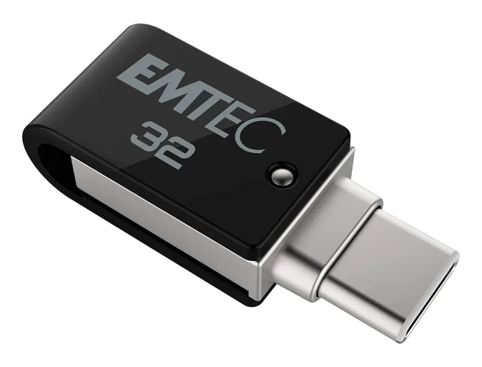 Emtec Dual Mobile & Go Type-C / USB 32 GB Memoria USB 3.2 Lectura 180 MB/s Escritura 15 MB/s