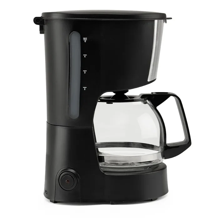 Orbegozo CG 4206 Cafetera de Filtro y Goteo Semi-automática, Capacidad de 6 Tazas (0.6L), Filtro Permanente, Apagado Automático, Placa Calorífica, Color Negro