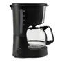 Orbegozo CG 4206 Cafetera de Filtro y Goteo Semi-automática, Capacidad de 6 Tazas (0.6L), Filtro Permanente, Apagado Automático, Placa Calorífica, Color Negro