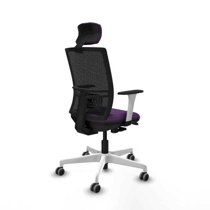 PIQUERAS Y CRESPO Silla de oficina Yunquera Morada con mecanismo Sincro/Traslack PIQUERAS Y CRESPO Silla de oficina Yunquera Morada con mecanismo Sincro/Traslack