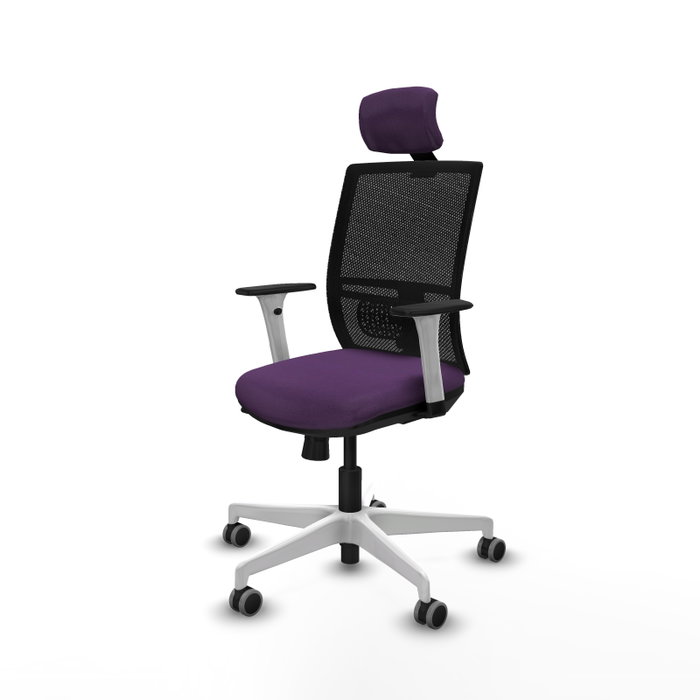 PIQUERAS Y CRESPO Silla de oficina Yunquera Morada con mecanismo Sincro/Traslack PIQUERAS Y CRESPO Silla de oficina Yunquera Morada con mecanismo Sincro/Traslack