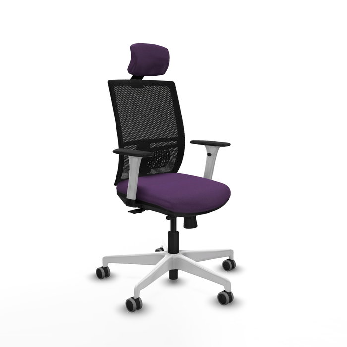 PIQUERAS Y CRESPO Silla de oficina Yunquera Morada con mecanismo Sincro/Traslack PIQUERAS Y CRESPO Silla de oficina Yunquera Morada con mecanismo Sincro/Traslack