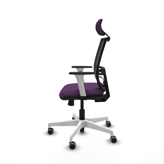 PIQUERAS Y CRESPO Silla de oficina Yunquera Morada con mecanismo Sincro/Traslack PIQUERAS Y CRESPO Silla de oficina Yunquera Morada con mecanismo Sincro/Traslack