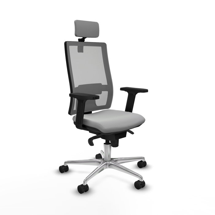 PIQUERAS Y CRESPO Silla de oficina Horna con mecanismo Sincro Gris PIQUERAS Y CRESPO Silla de oficina Horna con mecanismo Sincro Gris