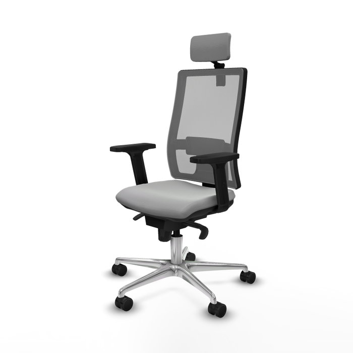 PIQUERAS Y CRESPO Silla de oficina Horna con mecanismo Sincro Gris PIQUERAS Y CRESPO Silla de oficina Horna con mecanismo Sincro Gris