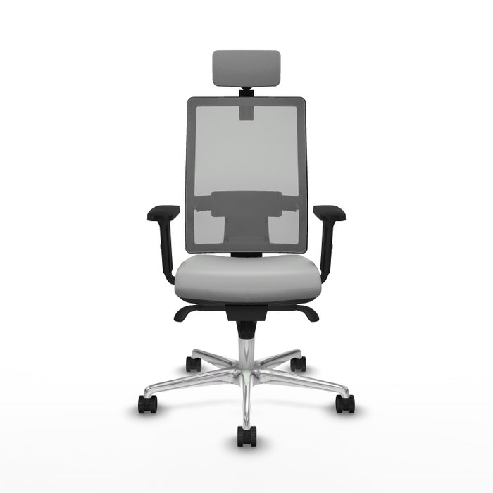PIQUERAS Y CRESPO Silla de oficina Horna con mecanismo Sincro Gris PIQUERAS Y CRESPO Silla de oficina Horna con mecanismo Sincro Gris