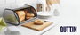 Quttin Panera Metal con Tapa 35.5 cm x 23 cm x 14.5 cm (6 Unidades)