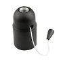 Arditi Portalámparas Roscado Liso con Tirador E27 Negro 2A 250V Ø40x70mm