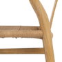 Silla Natural Madera de Olmo Decoración 56 X 48 X 78 cm
