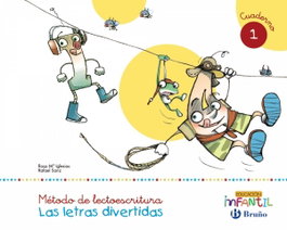 BRUÑO, Letras Divertidas Cuaderno 1 3 años Lectoescritura 2016 - AA.VV.
