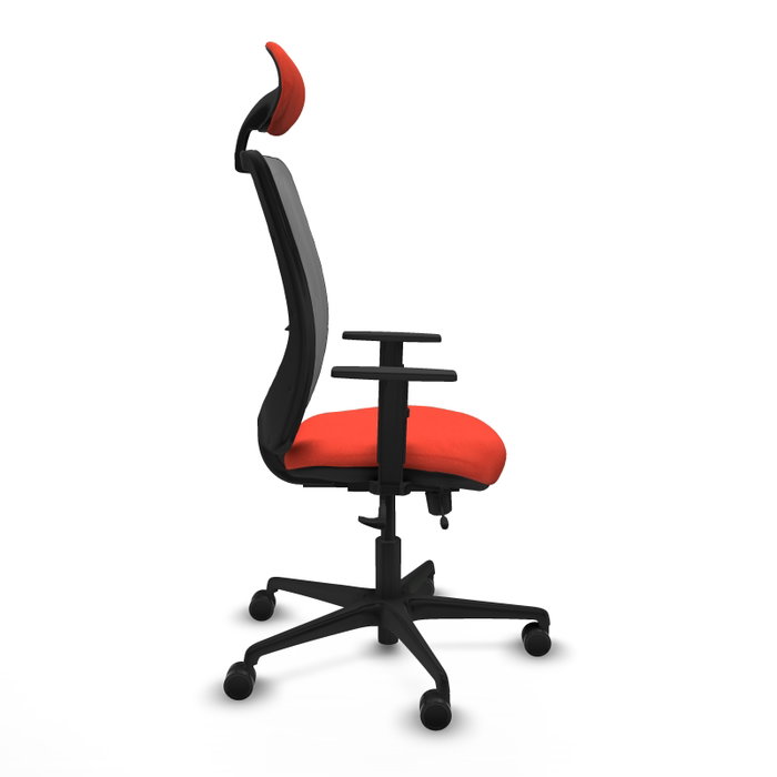 PIQUERAS Y CRESPO Silla de oficina Zulema con mecanismo Sincro/Traslack, Naranja oscuro y Gris PIQUERAS Y CRESPO Silla de oficina Zulema con mecanismo Sincro/Traslack, Naranja oscuro y Gris
