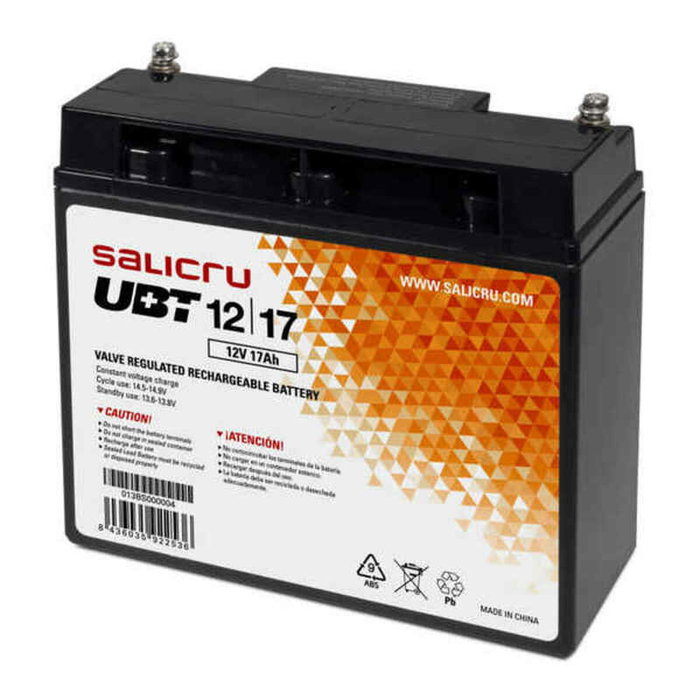 SALICRU Batería UBT 12/17 de 17 Ah y 12 V SALICRU Batería UBT 12/17 de 17 Ah y 12 V