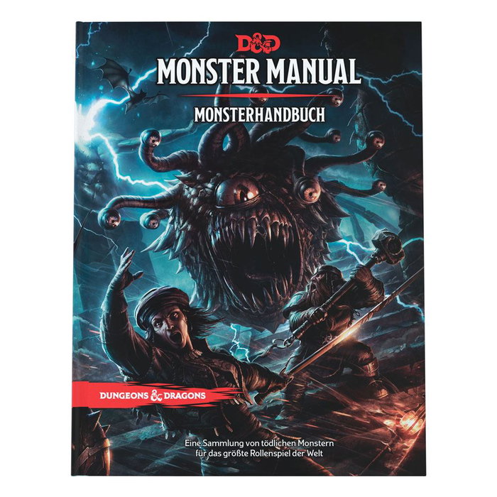 Wizards of the Coast Dungeons & Dragons RPG Manual de monstruos alemán Wizards of the Coast Dungeons & Dragons RPG Manual de monstruos alemán