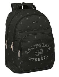 Mochila Escolar Safta California Negro 32 x 42 x 15 cm