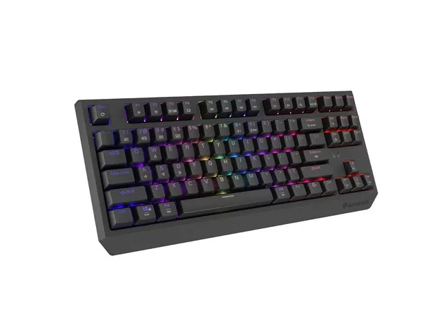 Genesis Thor 230 TKL Wireless Negro Teclado Mecánico Inalámbrico RGB Outemu Silent Lemon Hot-Swap Layout Polaco (QWERTY)