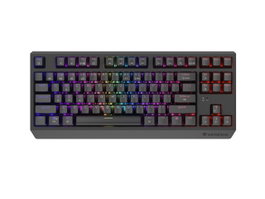 Genesis Thor 230 TKL Wireless Negro Teclado Mecánico Inalámbrico RGB Outemu Silent Lemon Hot-Swap Layout Polaco (QWERTY)