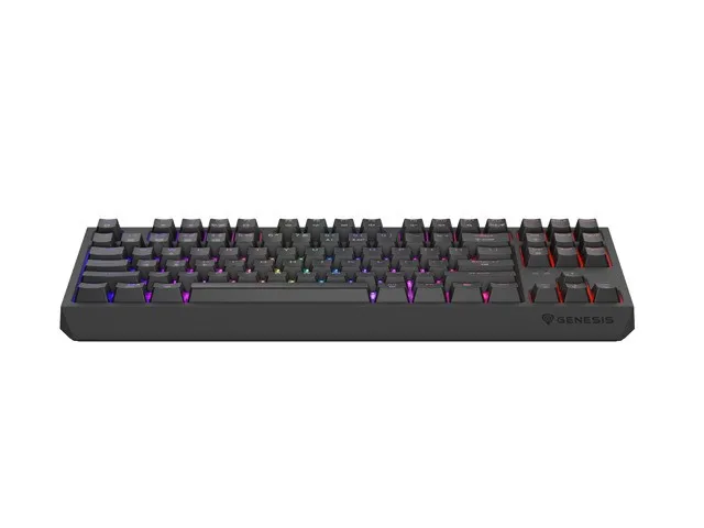 Genesis Thor 230 TKL Wireless Negro Teclado Mecánico Inalámbrico RGB Outemu Silent Lemon Hot-Swap Layout Polaco (QWERTY)