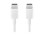 Samsung EP-DX310JWEGEU Cable USB-C a USB-C 1.8m Blanco Carga Rápida 25W
