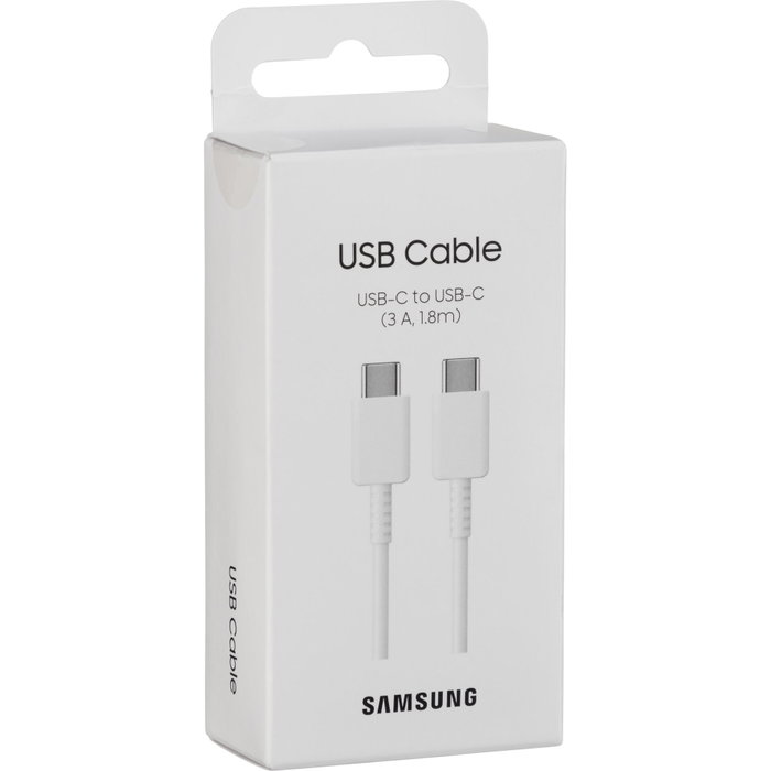 Samsung Cable USB-C a USB-C EP-DX310 1,8m Blanco Samsung Cable USB-C a USB-C EP-DX310 1,8m Blanco
