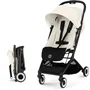Cybex Cochecito Ultracompacto y Cómodo Orfeo 4 Ruedas Canvas White