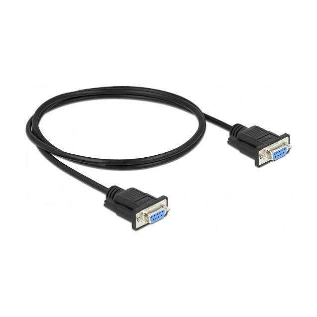 DeLOCK Cable Serie RS-232 D-Sub 9 Hembra a Hembra Null Modem 1 m