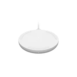 Belkin WIA001BTWH Cargador Inalámbrico para Coche con Carga Rápida 10W, Base de Carga Qi, Cable Micro-USB de 1.2m, Color Blanco