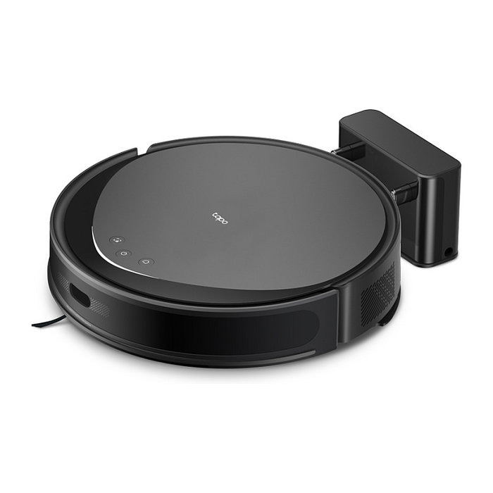 TP-Link Tapo RV20 Max Robot Aspirador y Fregador, Sin Bolsa, Autovaciado HEPA 11, LiDAR, Alexa/Google Assistant, 180 min, Negro